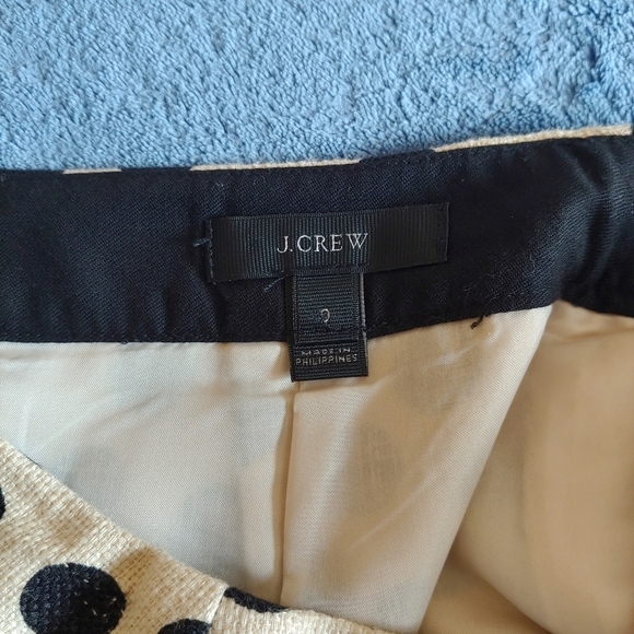 J.Crew Woven Polka Dot Mini Skirt - Picture 4 of 5